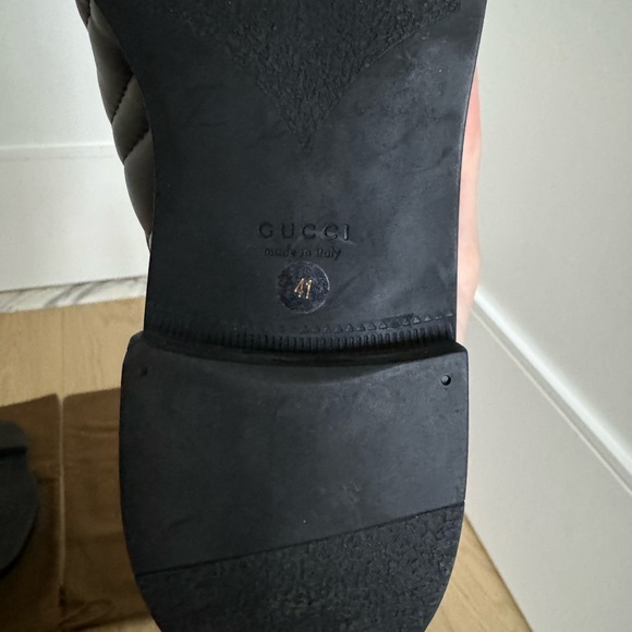 Gucci Marmont Leather Shearling Slides size 41 - Picture 3 of 7